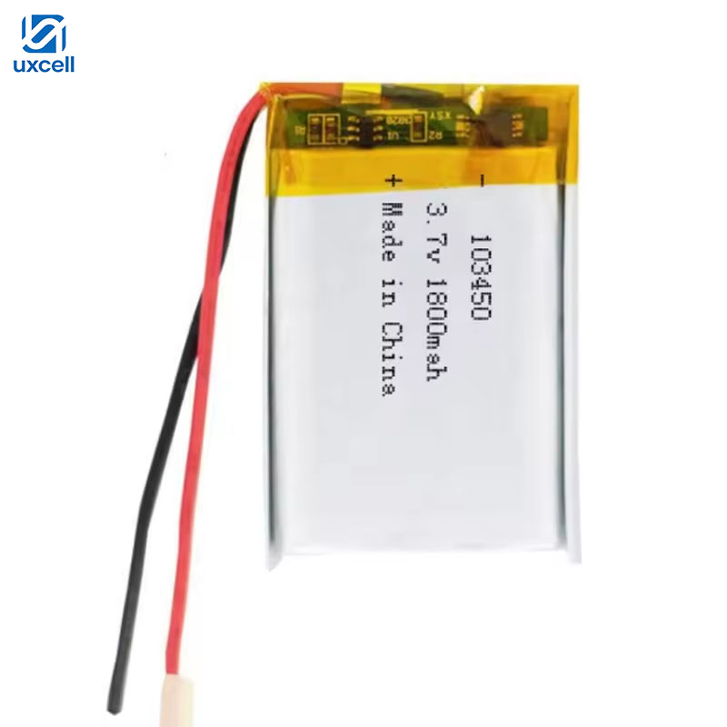103450 3.7V 1800mAh بطارية بوليمر الليثيوم 103450 3.7V قابلة لإعادة الشحن 2000mAh بطارية ليثيوم بوليمر لجهاز طبي