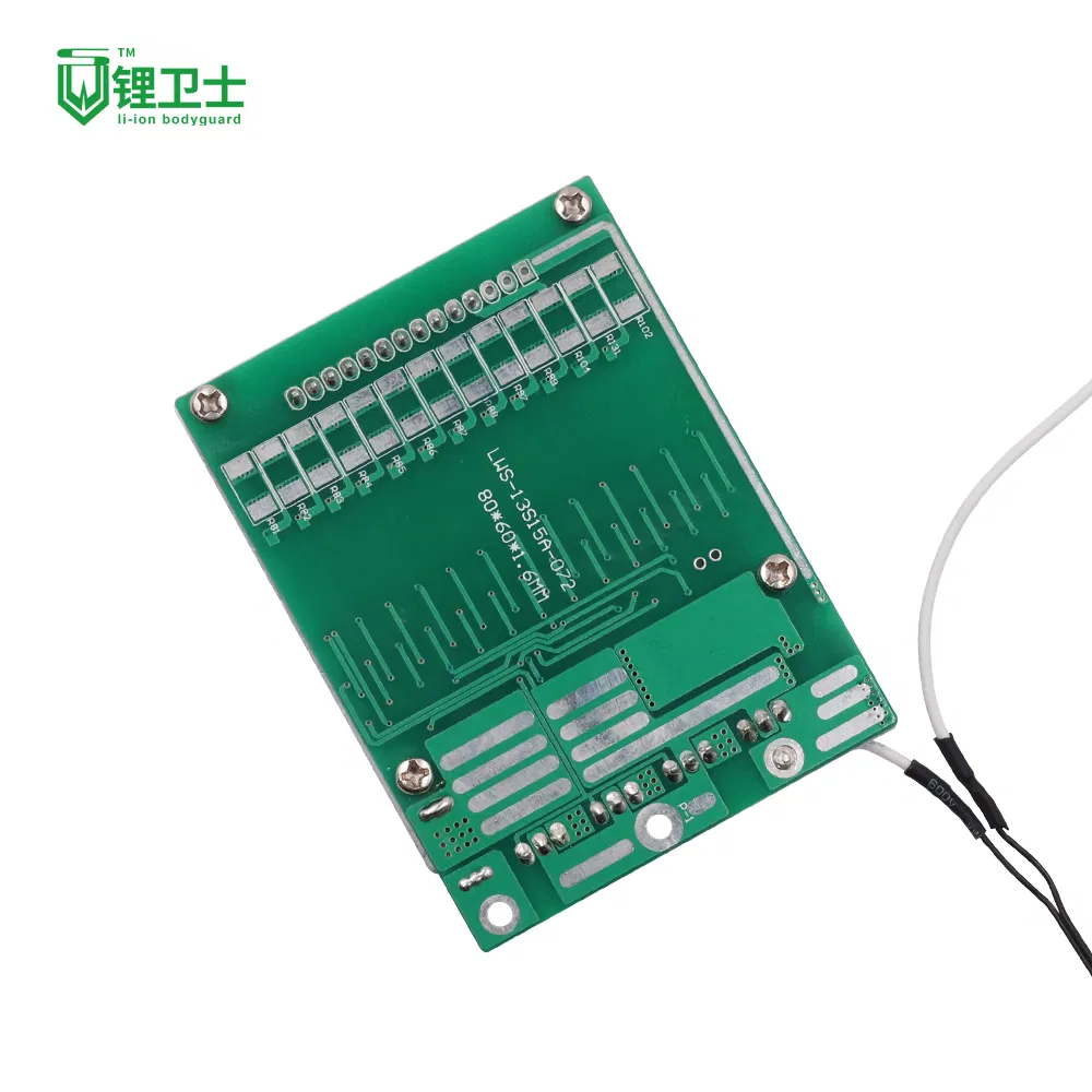 نظام إدارة بطارية PCM مخصص 13s 15A 48V ليثيوم أيون 13s LiFePO4 BMS