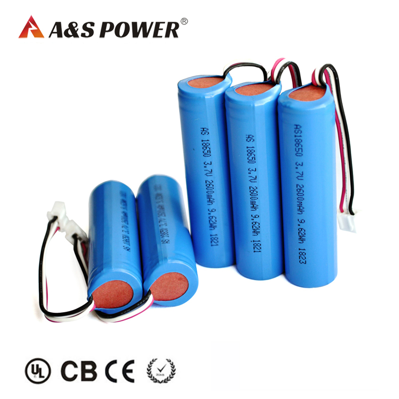 18+ سنوات الشركة المصنعة لبطارية ليثيوم 18650 بطاريات ليثيوم أيون 3.7V 2600mAh بطارية ليثيوم 18650 بطارية ليثيوم أيون مع UL2054/Kc/CB لمصباح الرأس مكبر الصوت