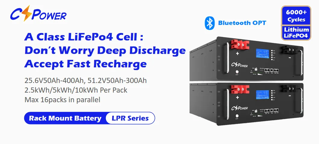 بطارية ليثيوم 48V100 51.2V100ah Rack-Mount-LiFePO4-5kwh-Battery لنظام الطاقة الشمسية وإمداد الطاقة الاحتياطي UPS