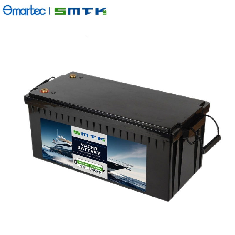 12V 24V 48V 12.8V 25.6V 51.2V 100ah 200ah 300ah بطاريات ليثيوم IP67 مع نظام إدارة ذكي وبلوثوث للقوارب البحرية واليخوت والعبارات ومحركات التجديف والمولدات