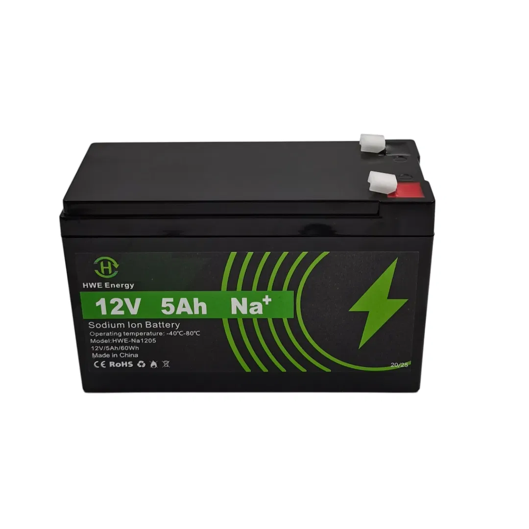 بطارية بدء التشغيل 12V 5ah/10ah/20ah/30ah/50ah/100ah بطارية ليثيوم صوديوم أيون لمصابيح الشوارع الشمسية/UPS/رشاشات عربات الجولف/المركبات الترفيهية