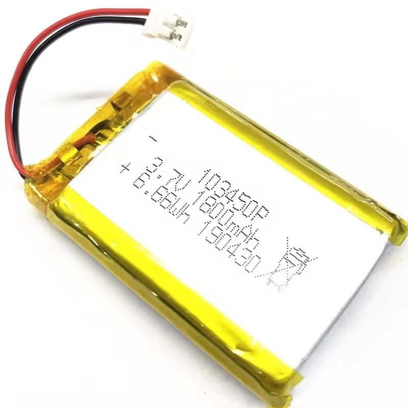 103450 3.7V 1800mAh بطارية بوليمر الليثيوم 103450 3.7V قابلة لإعادة الشحن 2000mAh بطارية ليثيوم بوليمر لجهاز طبي