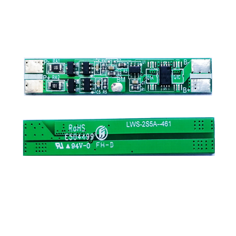 نظام إدارة البطارية في المصنع 1s 2s 3A 5A 7.4V بطارية ليثيوم أيون Nmc 18650 لوحة حماية نظام إدارة البطارية 2s نظام إدارة البطارية