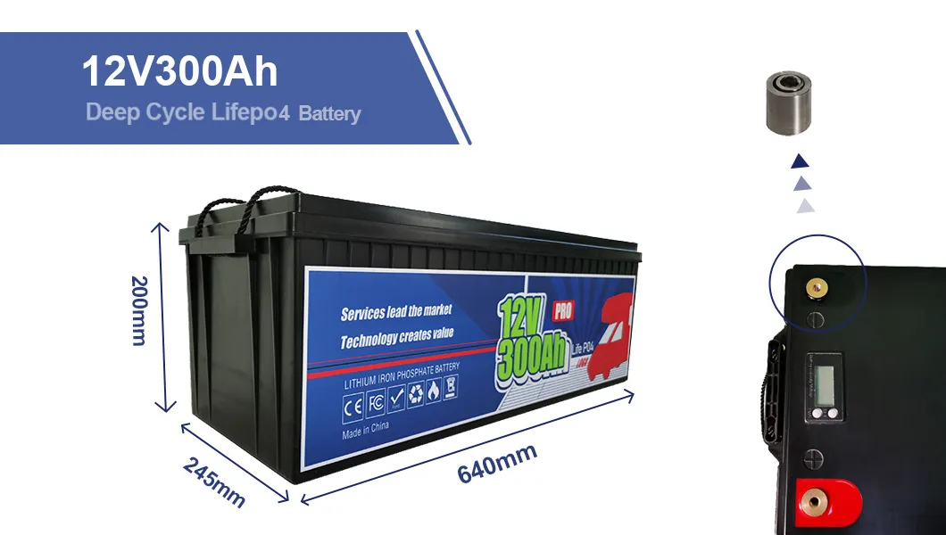 بطارية فوسفات الحديد الليثيوم الممتازة 12V للمركبات الترفيهية