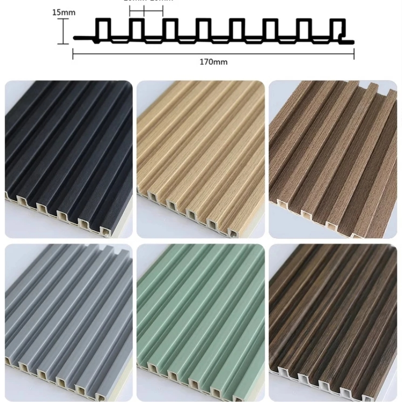 Elegant Fluted Wall Panels for Contemporary WPC Interiors