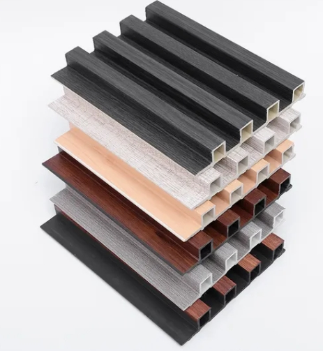 3D Interior Wall Panel Wall Cladding WPC Wall Panel Decorative PVC Panel Bamboo Wholesale Building Material Fluted