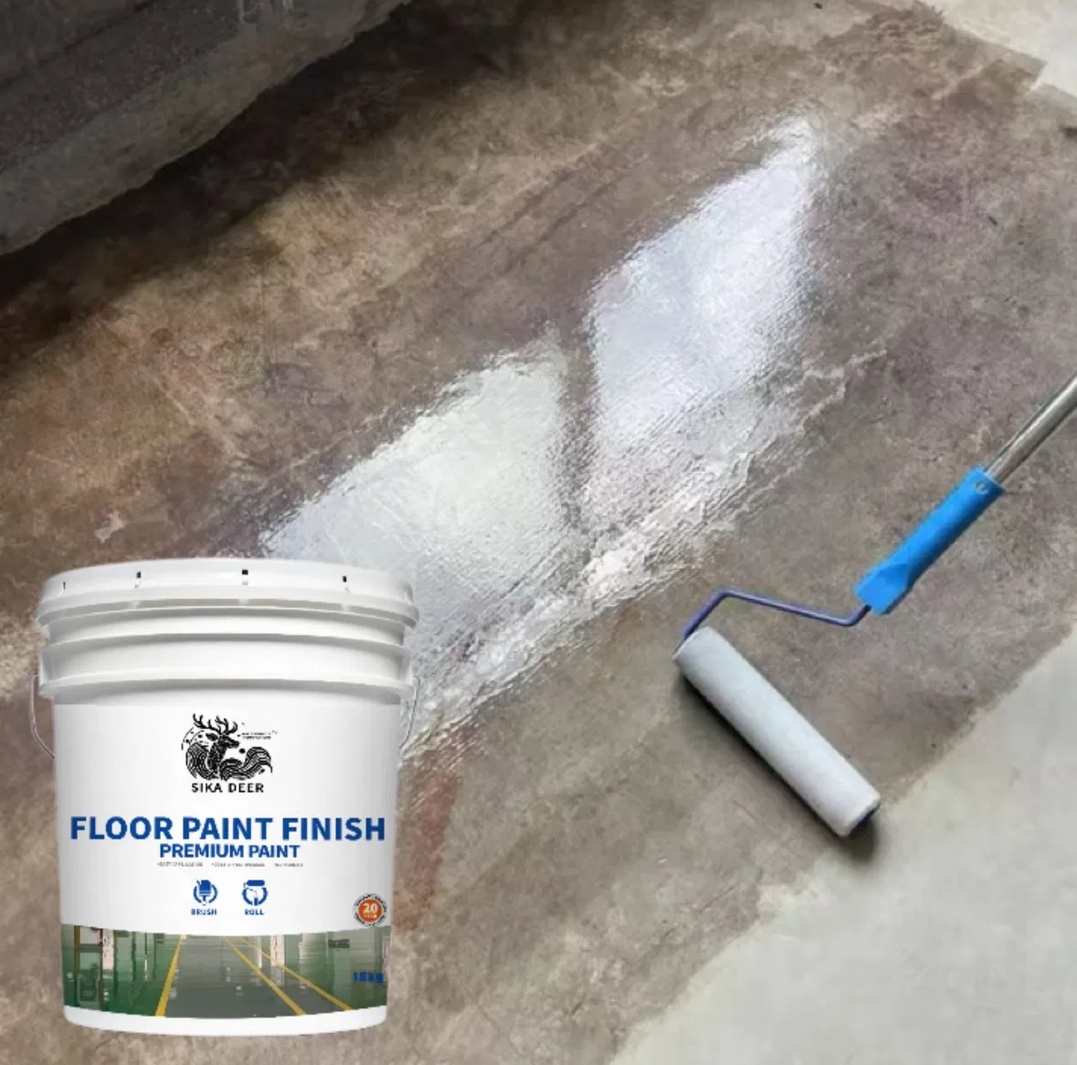 Decorative Floor Paint Finish for Stylish Interiors
