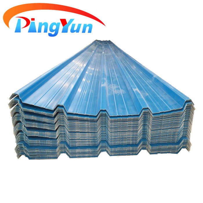 New Technology Construction Materials of PVC Plastic Roof Tiles Trapezoidal Corrugated Plastic UPVC Roofing Sheet