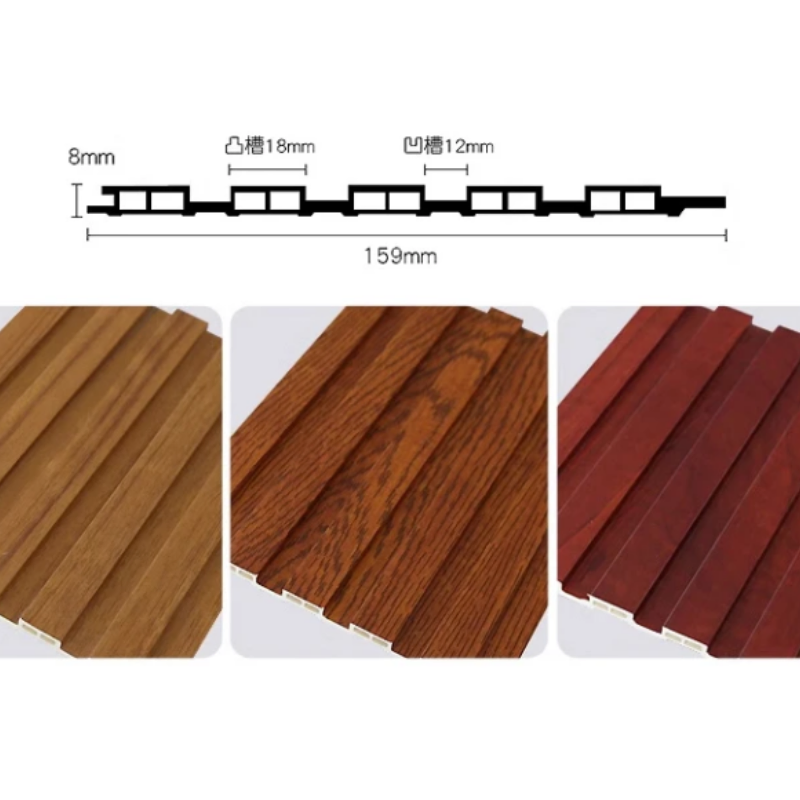 Elegant Fluted Wall Panels for Contemporary WPC Interiors