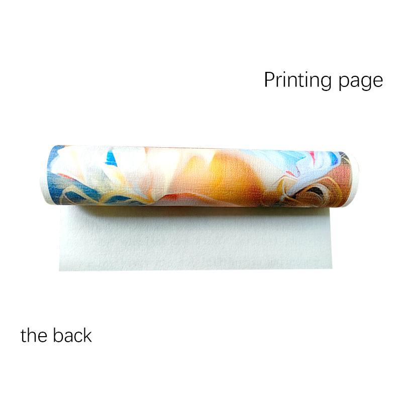 Premium Modern Digital Printing Canvas Featuring Embossed White Finish