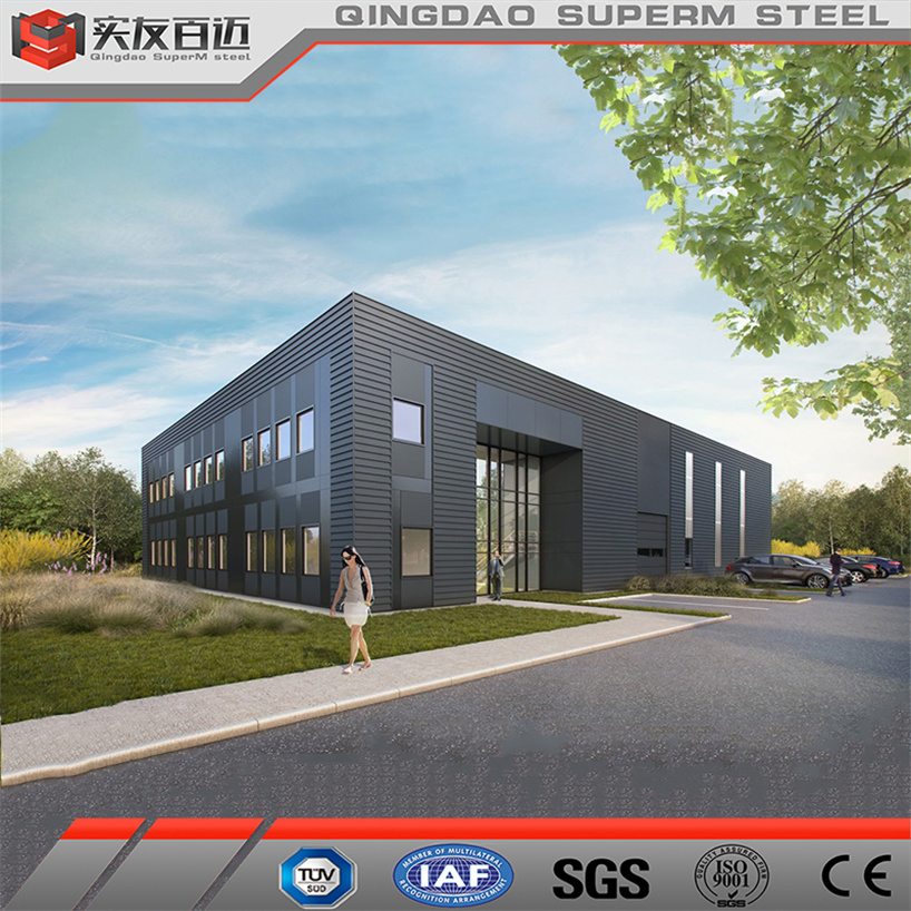 China Professional Design Prefabricated High Rise Steel Structure House Modern Commercial Building Steel Construction Material Price