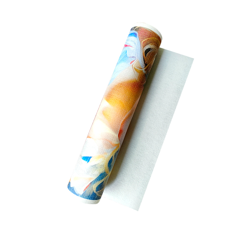 Artistic Modern Digital Printing Canvas Featuring Embossed White Finish