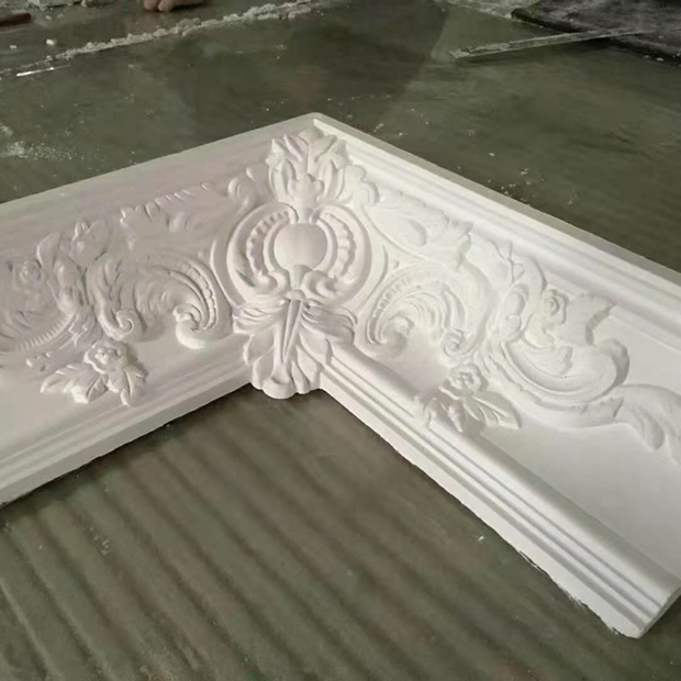 Building Material of Gypsum Cornice/ Crown Moulding/ Cornice Moulding/ Gypsum Board/ Gypsum Decorative Ceiling/ Gypaum 3D Wall Panels/ Ceiling Rose/ Pillar