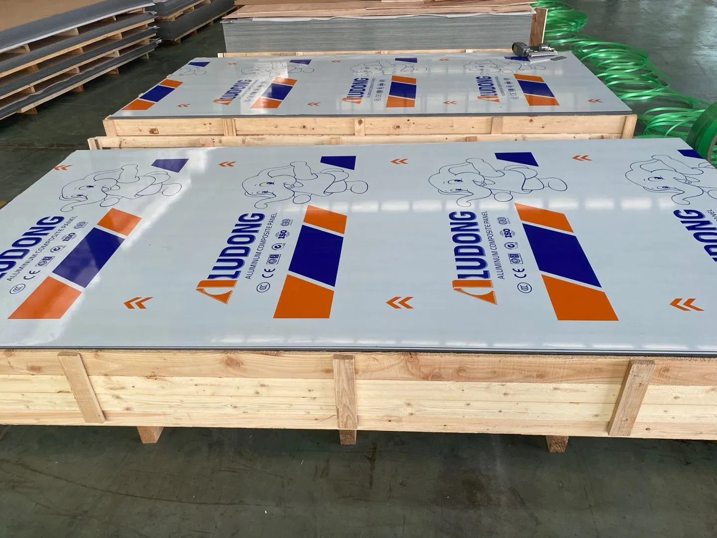 Brushed Finish ACP Aluminum Composite Metal Core Material