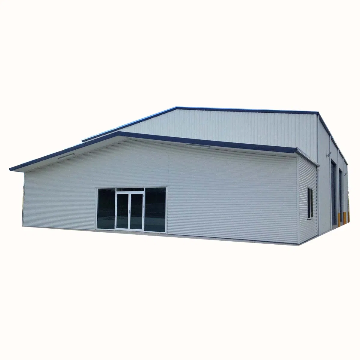Low Cost Prefabricated Steel Frame Warehouse Hangar Workshop Steel Building Materials