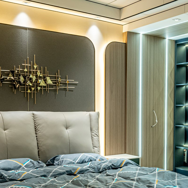 New PVC Customized Bamboo Charcoal Wood Veneer Board Wall Cladding Building Material Chipboard