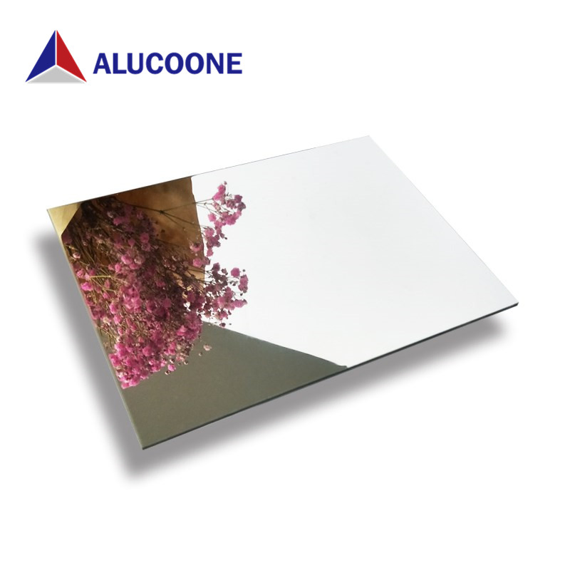 Brushed Aluminium Dibond® Composite Sheet Alupanel Sign Material Mirror Finish