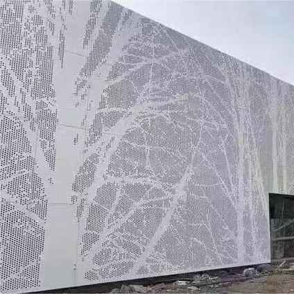 Building Material Aluminum Perforated Plate: Modern Facade Decorative Panels for Architectural Exteriors