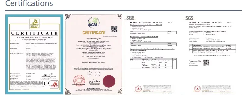 Certificates