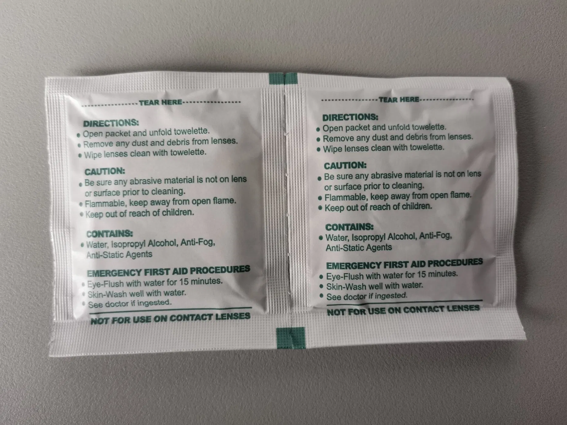 Composite Material Packing for Alcohol Sachet, Cotton Ball