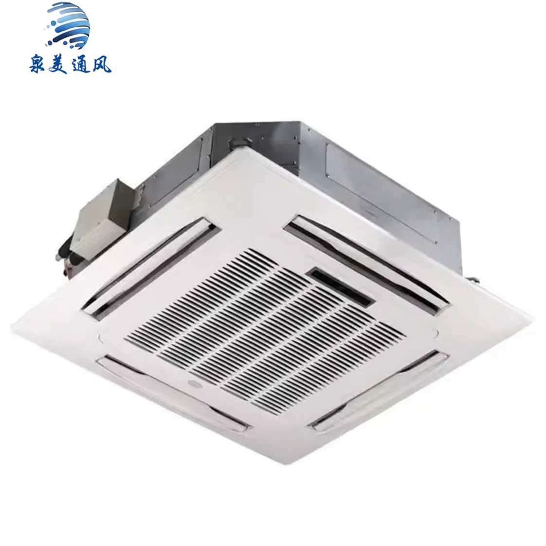 High-Efficiency ceiling Cassette Fan Coil Unit with Energy-Saving Mode for Commercial HVAC Systems