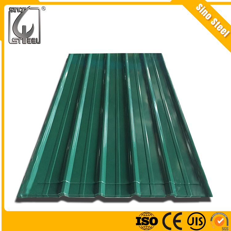 Prepainted Galvanized Corrugated Steel Building Material for Roofing Construction