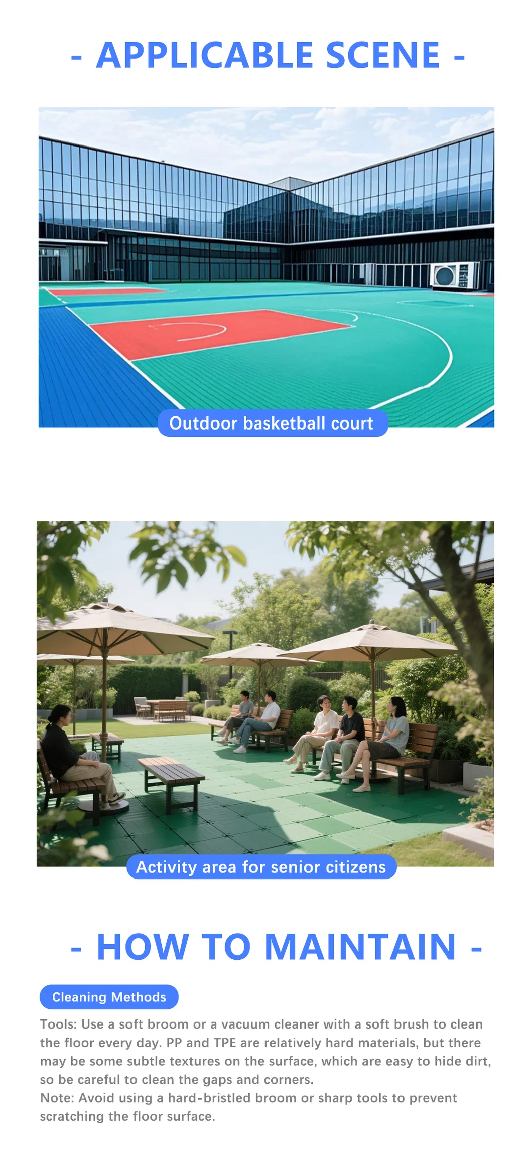 Thermoplastic Flooring PP Material 5