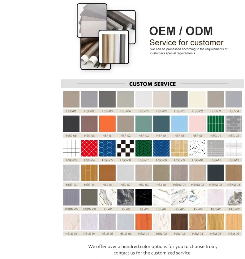 Wood Grain Decorative Film Details