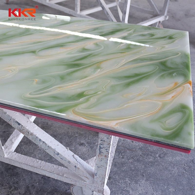 Acrylic Solid Surface Translucent Resin Stone Material