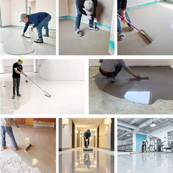 Versatile Concrete Compound for All Wooden Floor Types