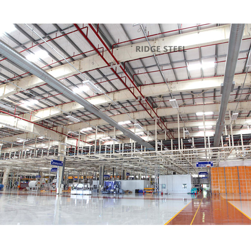 Qingdao Large Span Prefabricated Stable Steel Structure Formwork Workshop Building Material