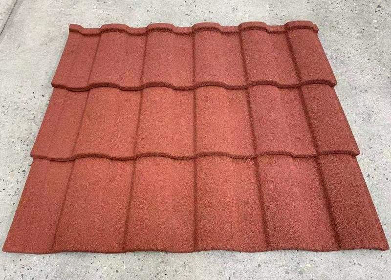 Heat-Insulating Sand-Coated Galvanized Steel Sheet Roofing Material for Durability