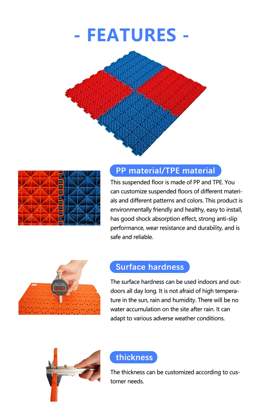 Thermoplastic Flooring PP Material 3