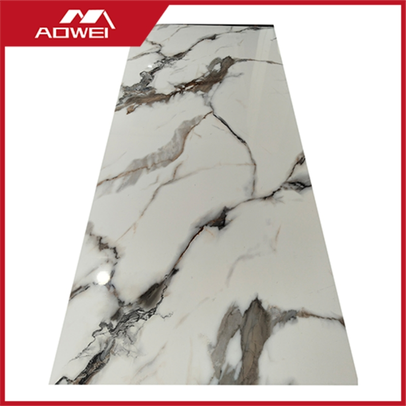 UV Board Plastic PVC Marble Wall Panel Cladding for Elegant Interior Design