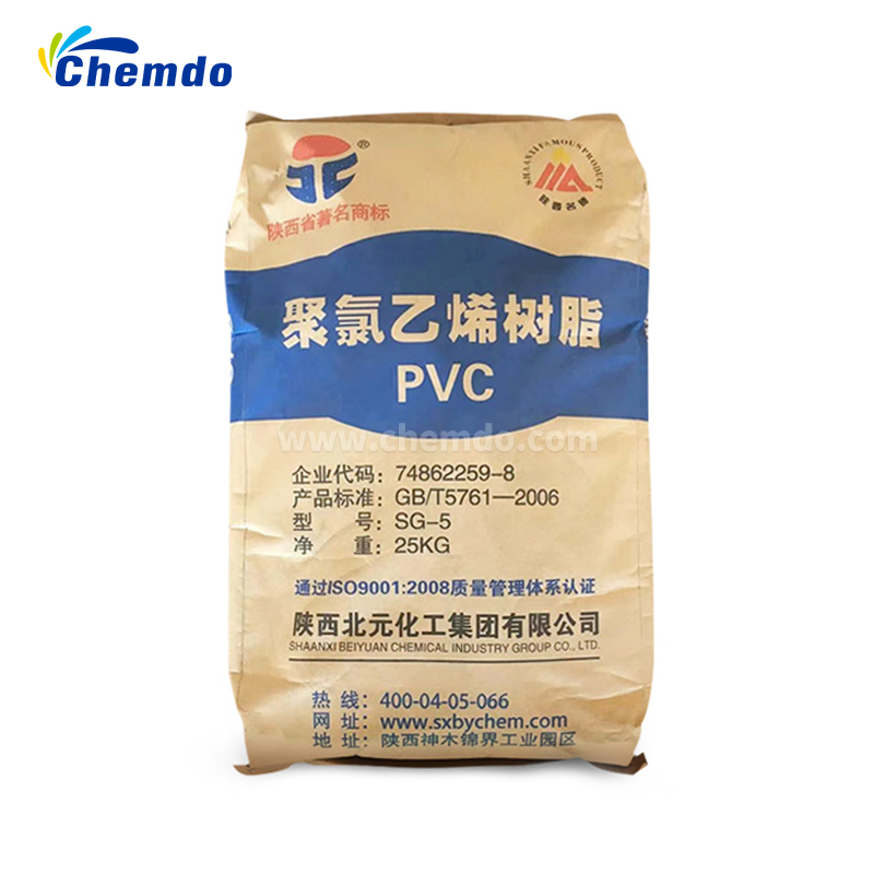 High Quality PVC Resin Powder Grade Beiyuan SG-5 Plastic Raw Material PVC Resin/Polyvinyl Chloride