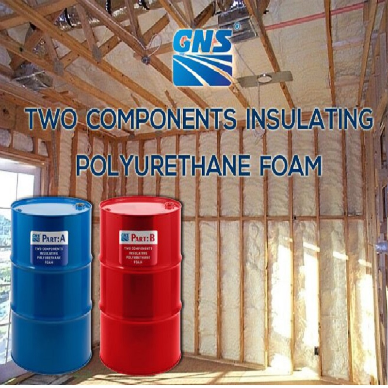 Two Component Polyol Mdi Liquid Raw Material Chemical Insulation Polyurethane Foam