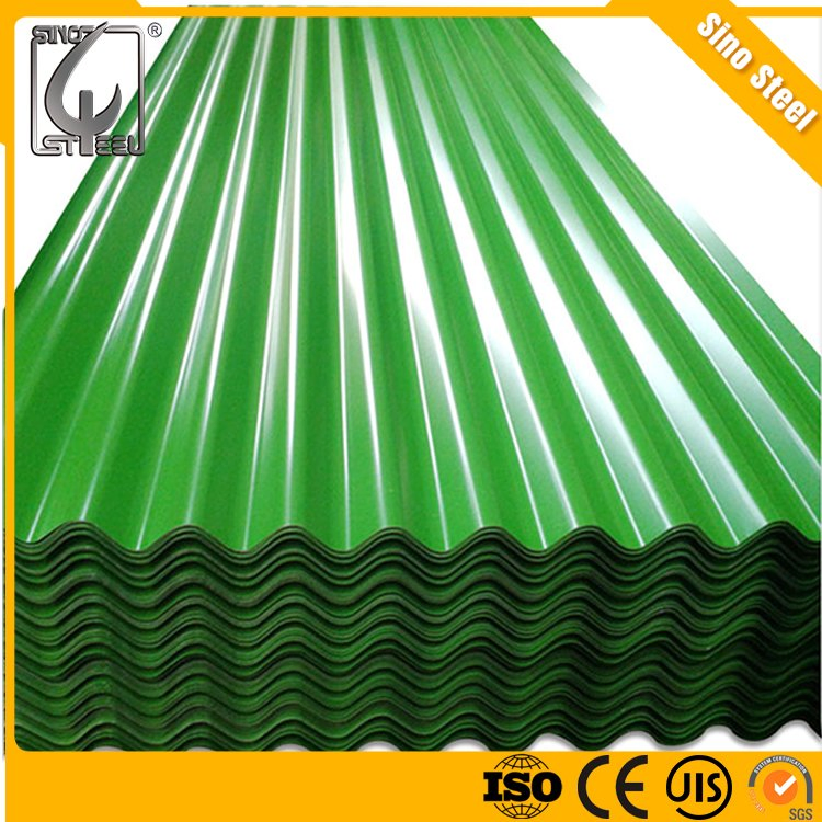 Prepainted Galvanized Corrugated Steel Building Material for Roofing Construction