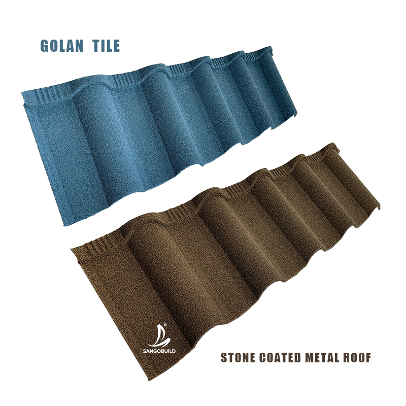 Factory Wholesale Standard Best Roof Metal Roof Ridge Sun Roofing Metal Tiles Stone Coated Roof Philippines Roofing Materials