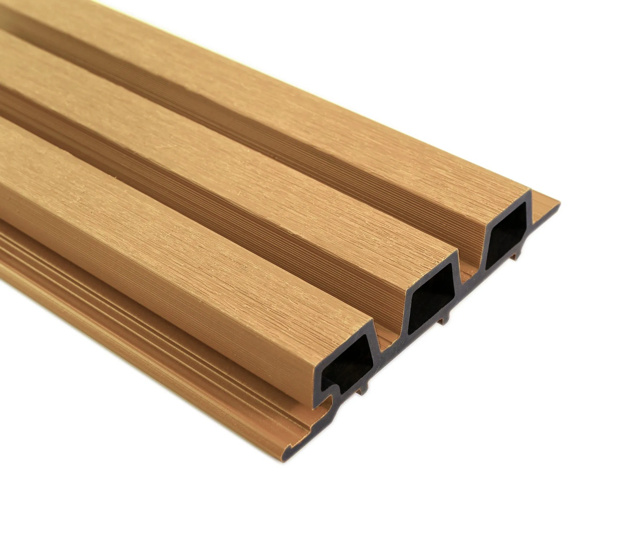 166*33 High Quality WPC Capped Castellation Cladding Wall Panel Construction Building Material