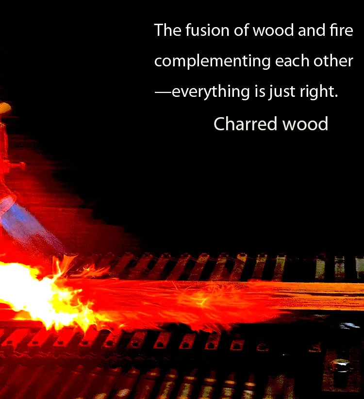 Shou Sugi Ban Details