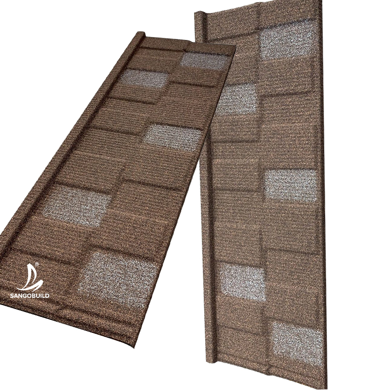 Factory Wholesale Standard Best Roof Metal Roof Ridge Sun Roofing Metal Tiles Stone Coated Roof Philippines Roofing Materials