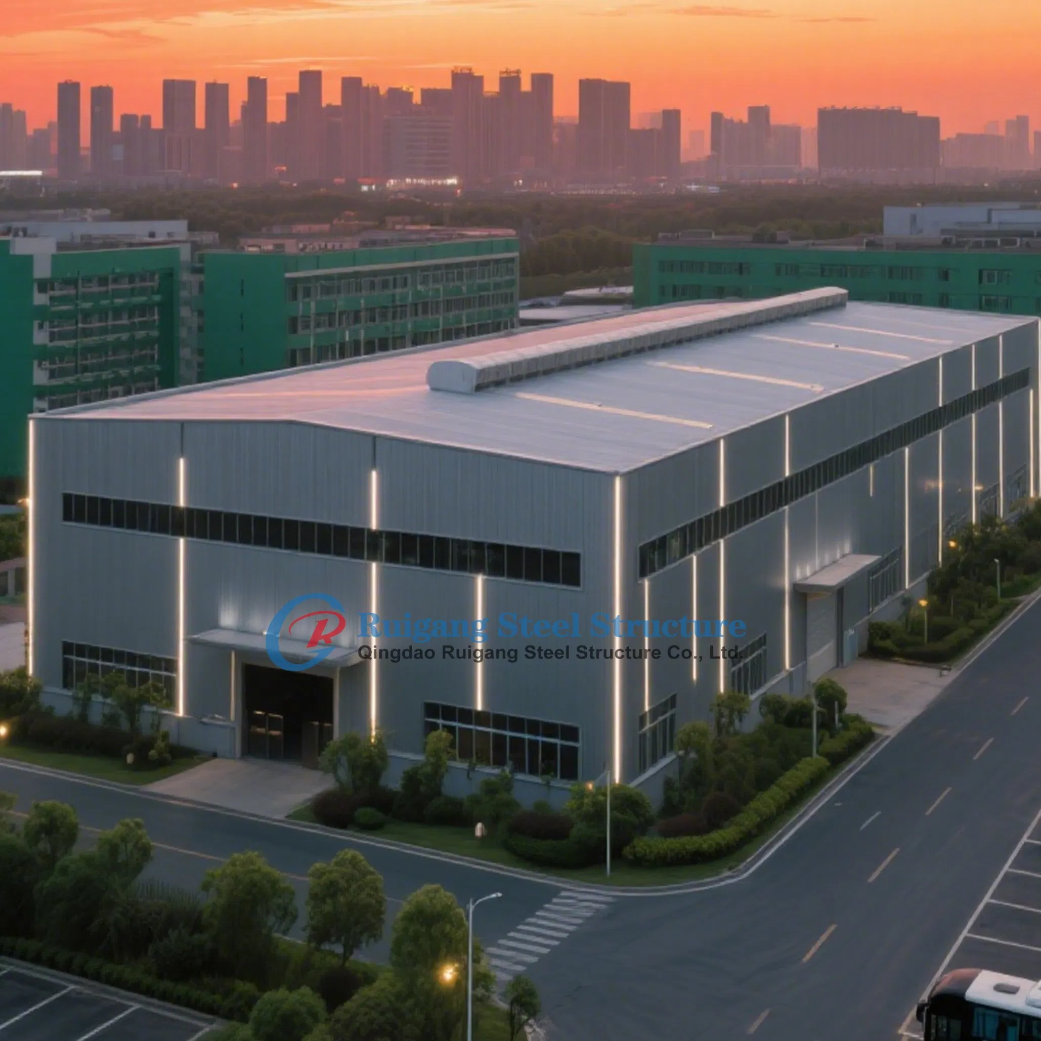 Highrise Prefabricated Steel Structural Office Building Construction Low Costs Philippines Building Material