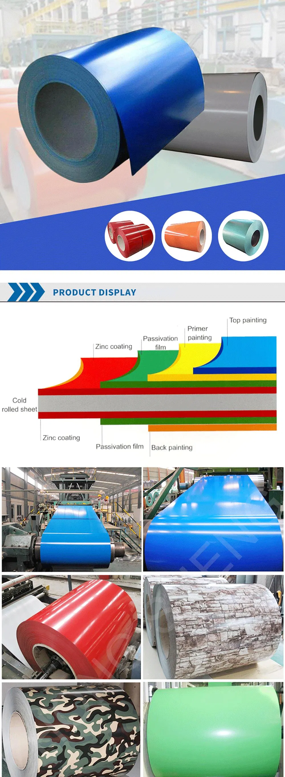 PPGI Metal Galvanized Steel Sheet