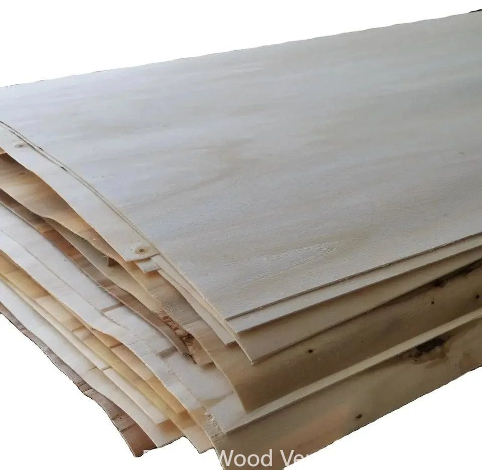 Plywood 0.8-3.0mm Wood Flooring Poplar Veneer Decoration Material