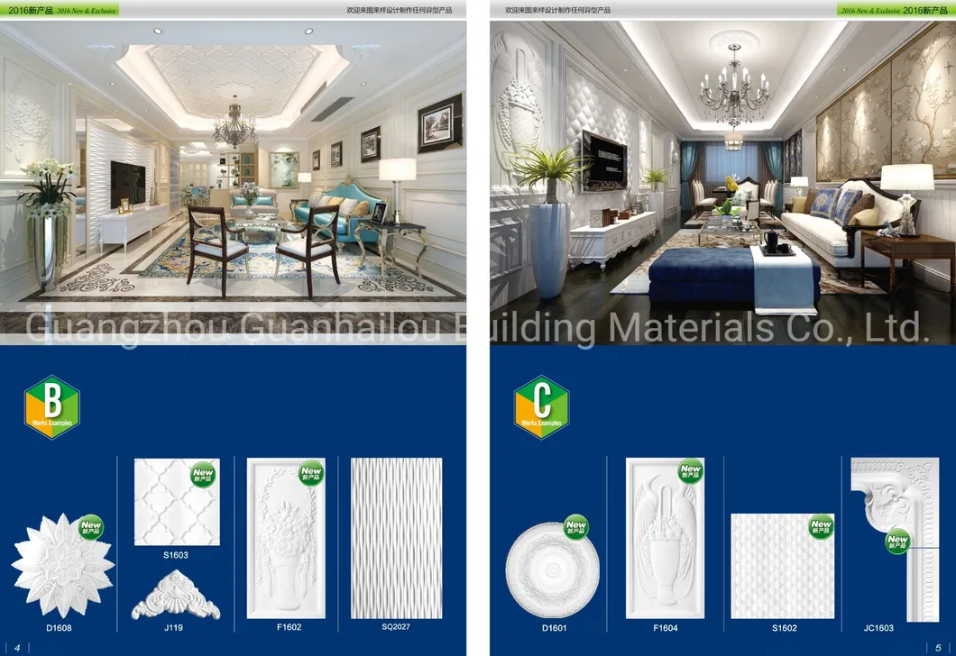 Gypsum Cornice Detail 1