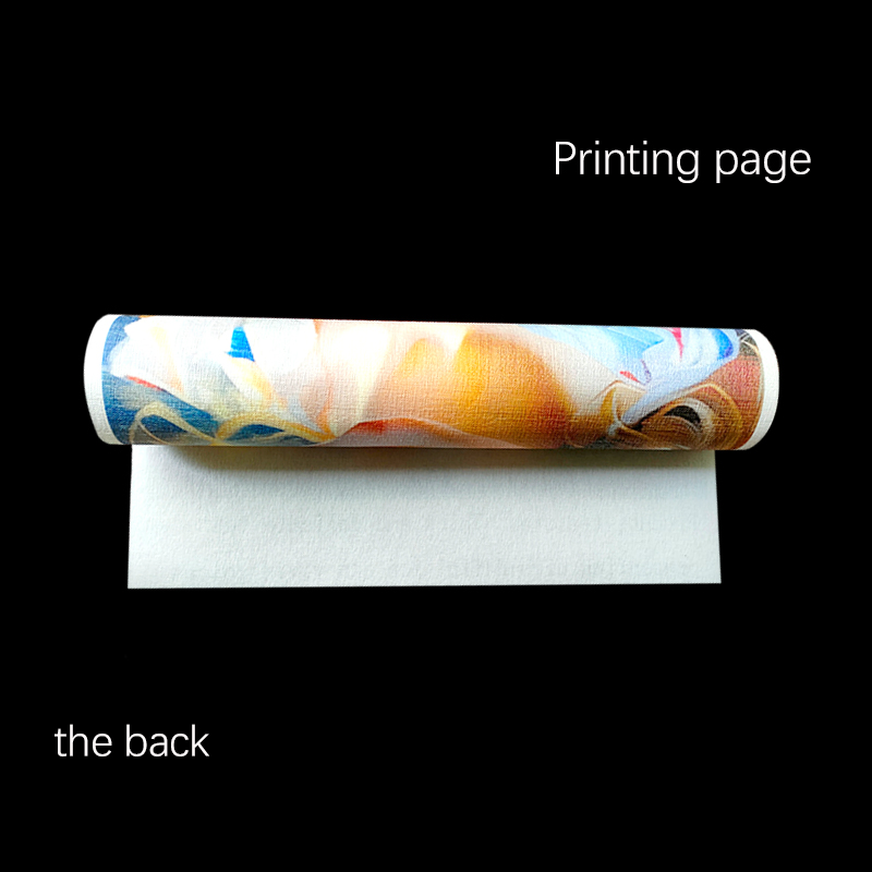 Artistic Modern Digital Printing Canvas Featuring Embossed White Finish