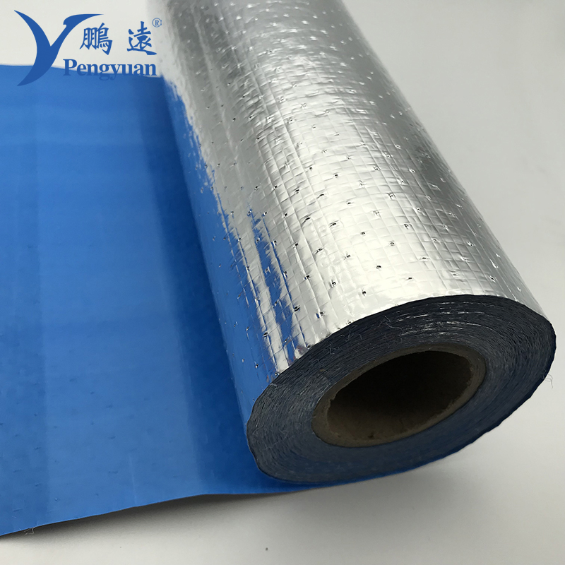 Roof Sarking Aluminum Foil Woven Fabric Heat Thermal Insulation Building Material