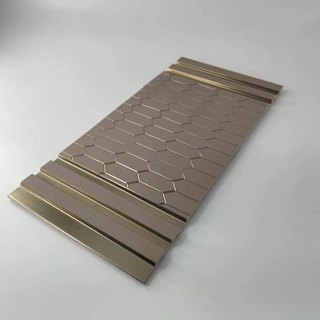 Interior PS Wall Louvers 3D Transfer Film PS Decorative Building Material