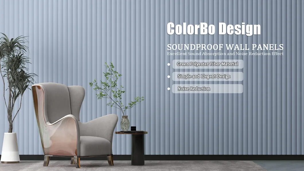 Embossed Panel Acoustic Wall Plain Panel